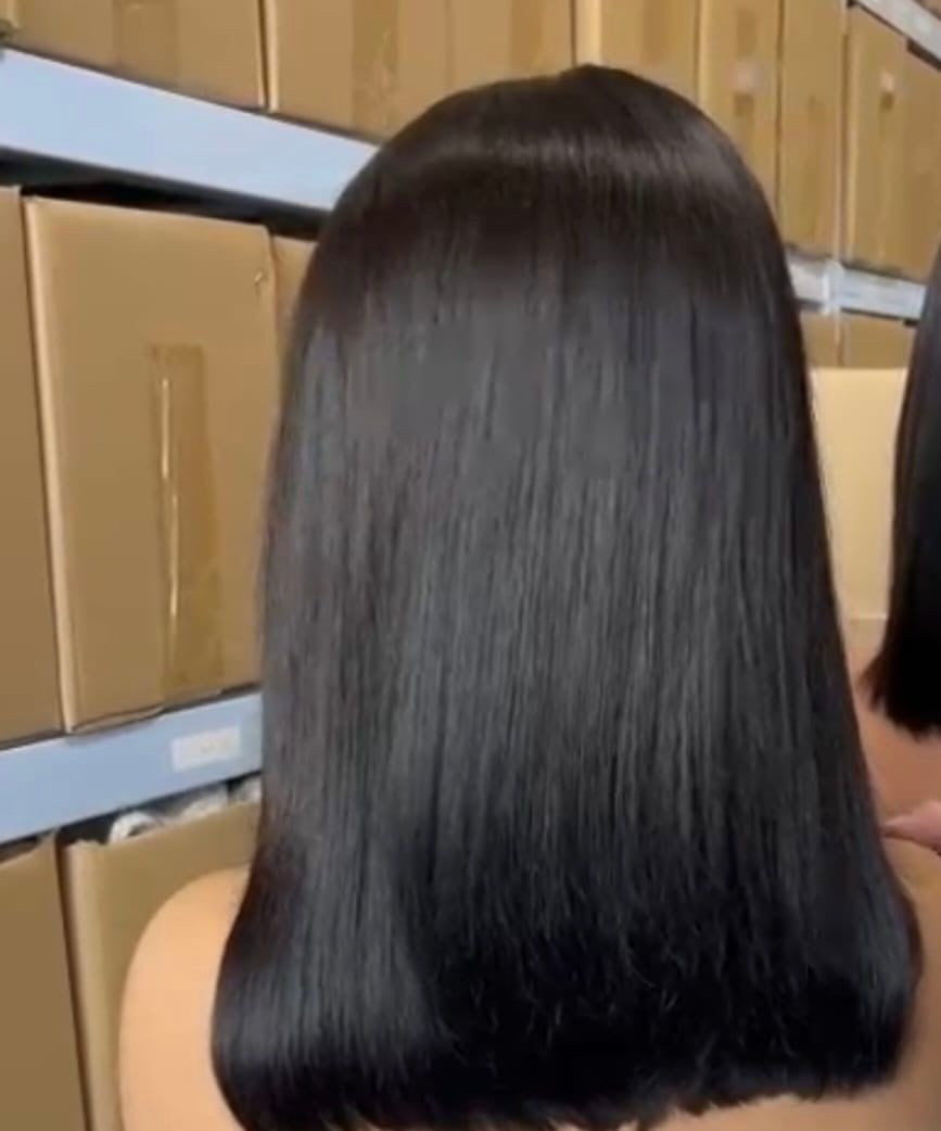 100% human hair Straight 13x4